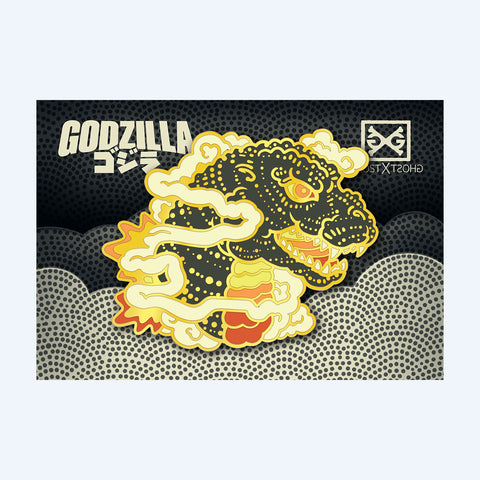 Godzilla Enamel Pin by Sam Wolfe Connelly