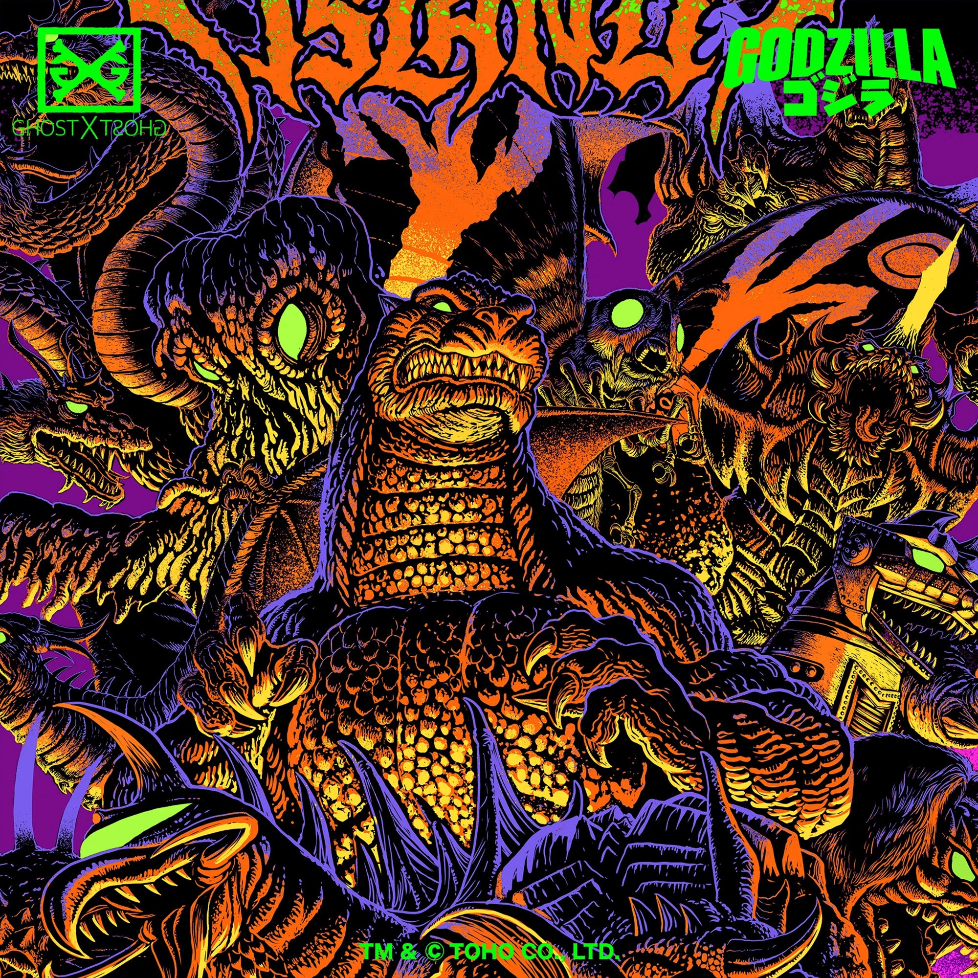 Monster Island Metalcropolis Long Sleeve T-Shirt – Godzilla