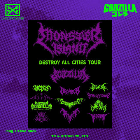 Monster Island Metalcropolis Long Sleeve T-Shirt