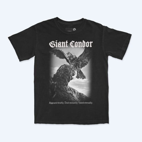 Giant Condor Vintage Black T-Shirt