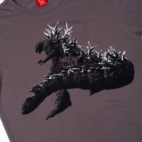 Godzilla (2023) | OJICO Collaboration T-Shirt “Godzilla (2023) Glow Charcoal Gray