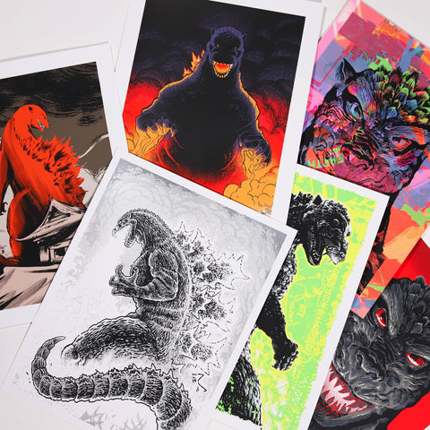 Godzilla 1954 Print Portfolio 6-Pack