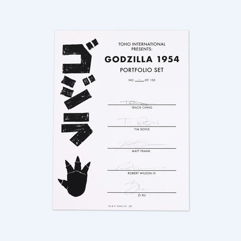 Godzilla 1954 Print Portfolio 6-Pack