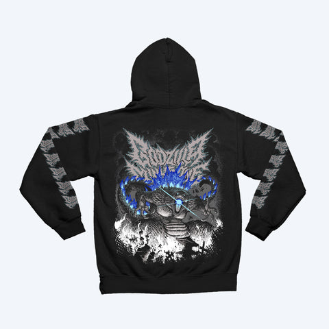 Godzilla Minus One Metalcropolis Zip-up Hoodie