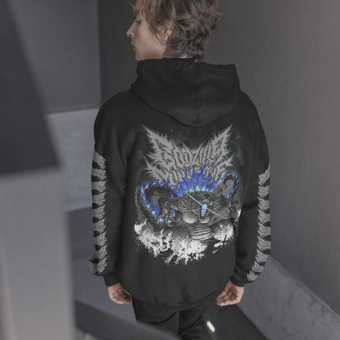 Godzilla Minus One Metalcropolis Zip-up Hoodie