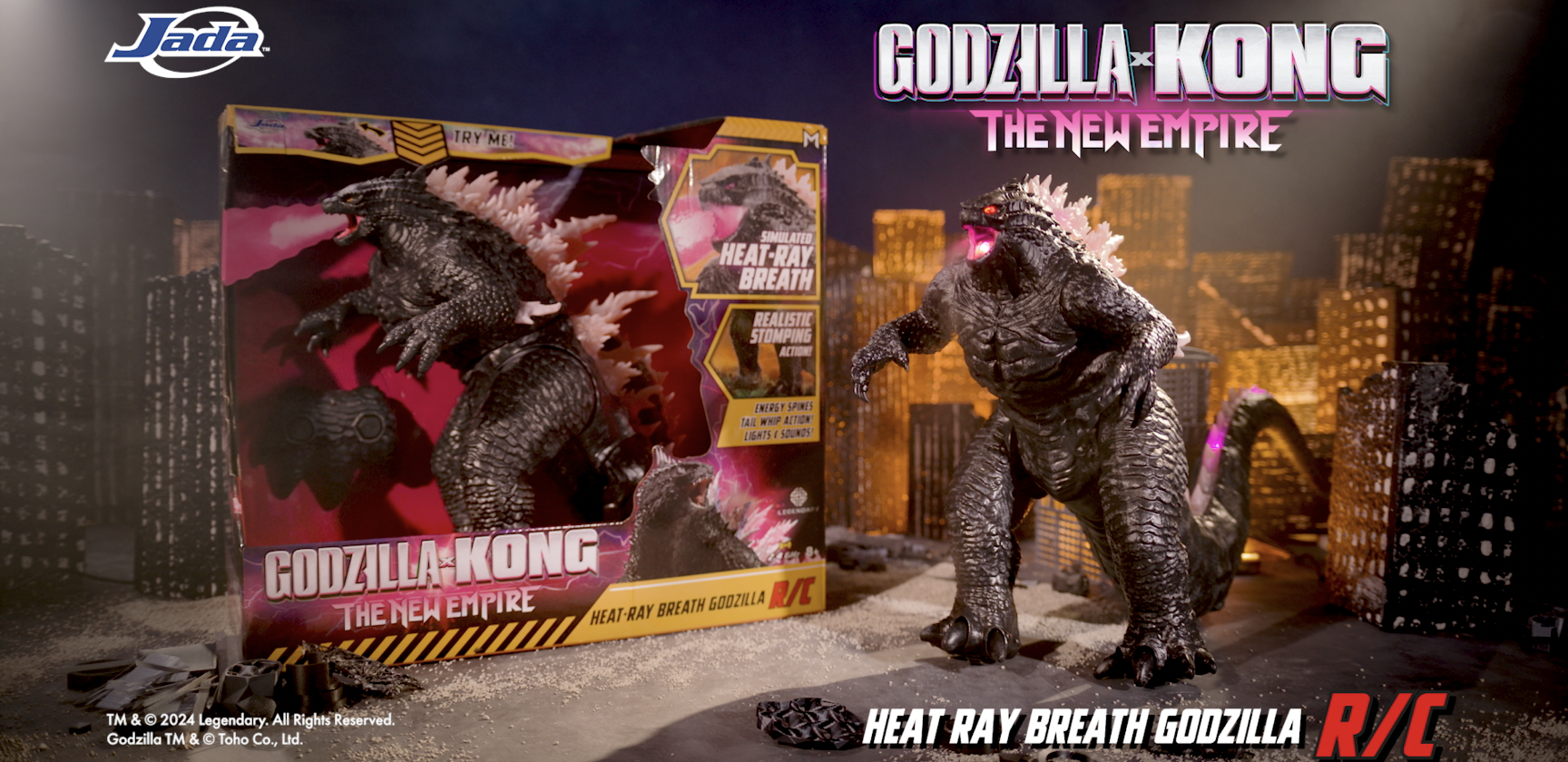 Massive New 'Godzilla X Kong' R/C Figure Brings The Heat (Ray)