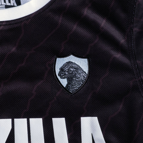Godzilla 54 Black Soccer Jersey