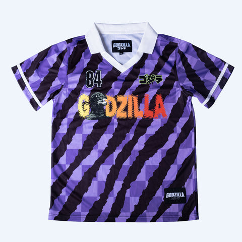 Godzilla 84 Purple Soccer Jersey