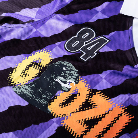 Godzilla 84 Purple Soccer Jersey