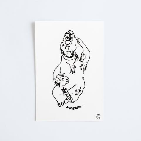 Godzilla the Art James Jarvis Postcard