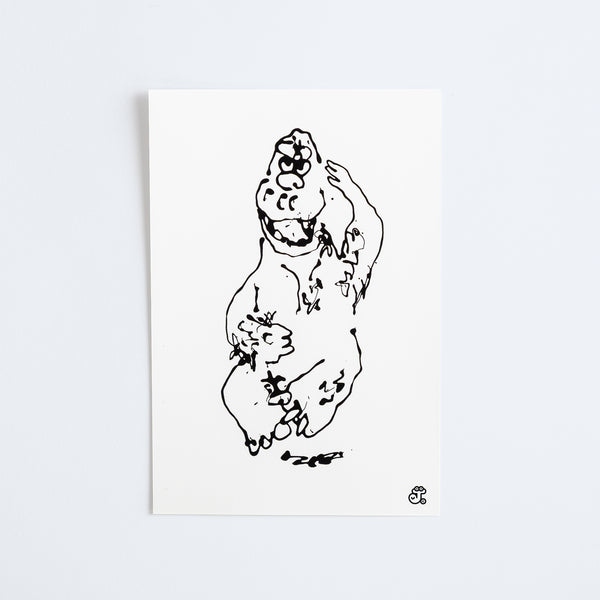 Godzilla the Art James Jarvis Postcard