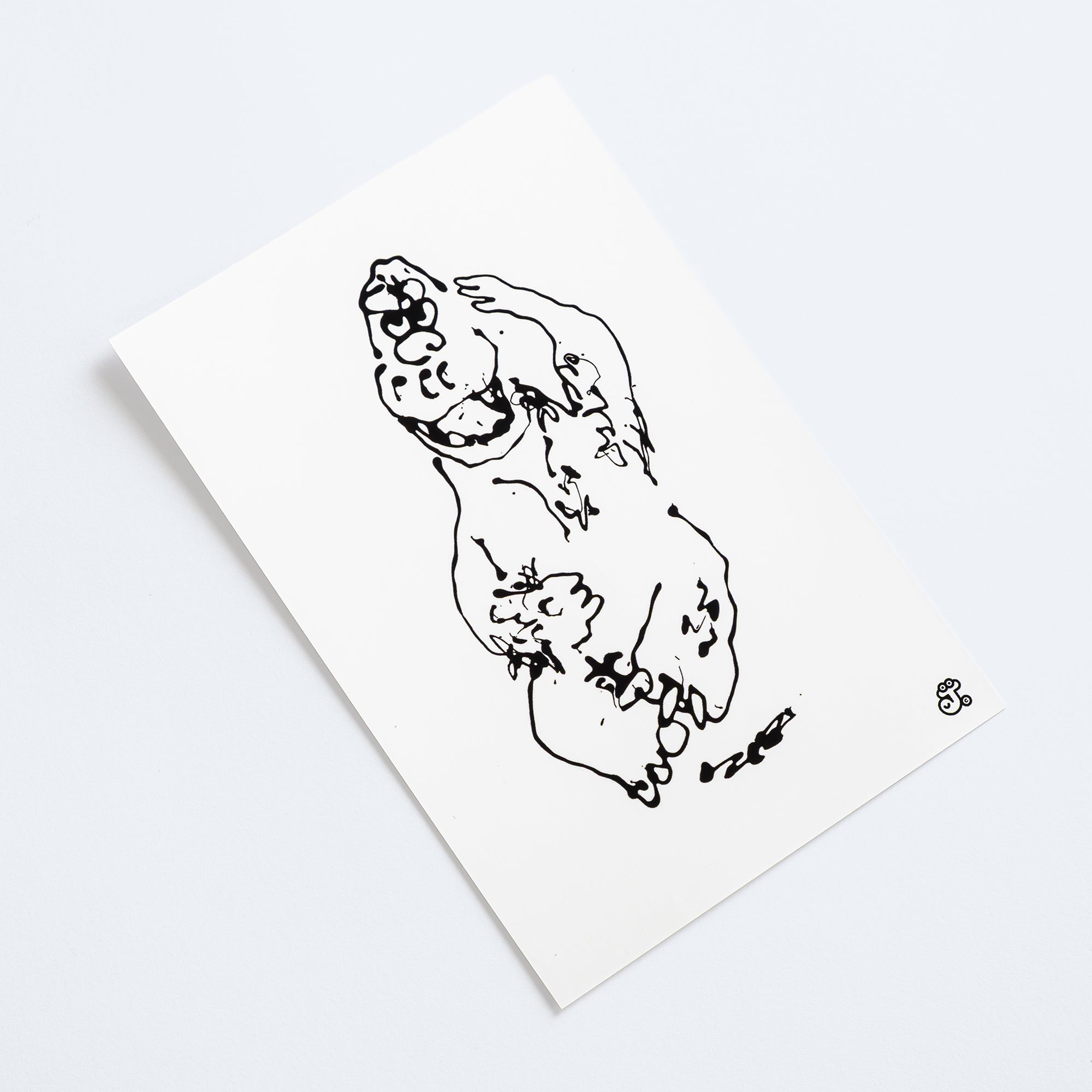 Godzilla the Art James Jarvis Postcard