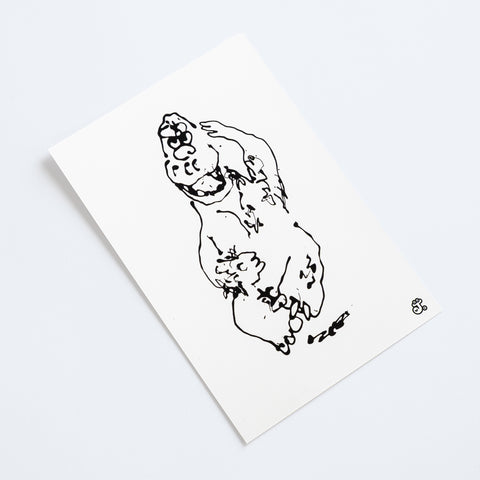 Godzilla the Art James Jarvis Postcard