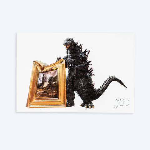 Godzilla the Art Julio Anaya Postcard