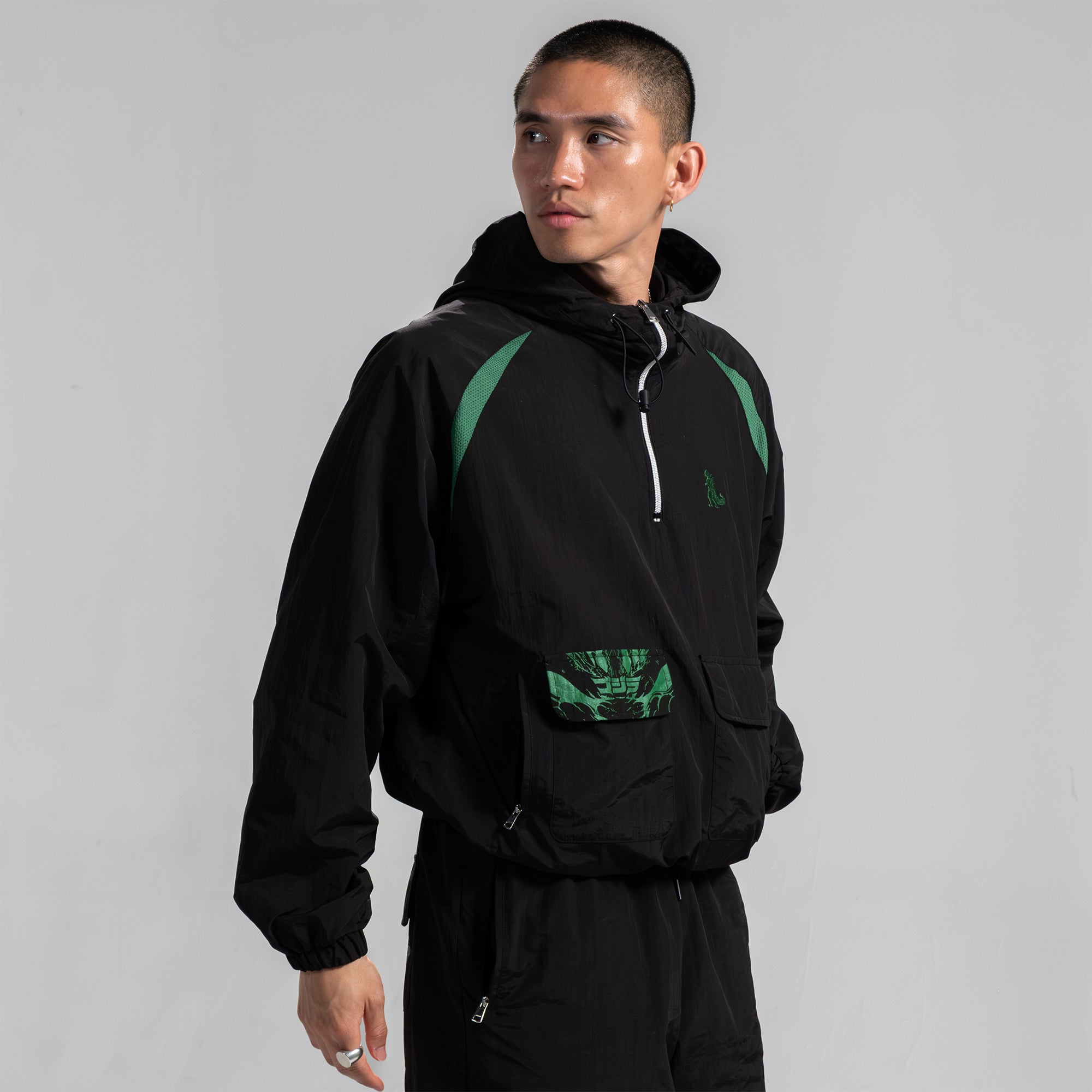 Godzilla Essential Track Jacket – Green and Black Edition