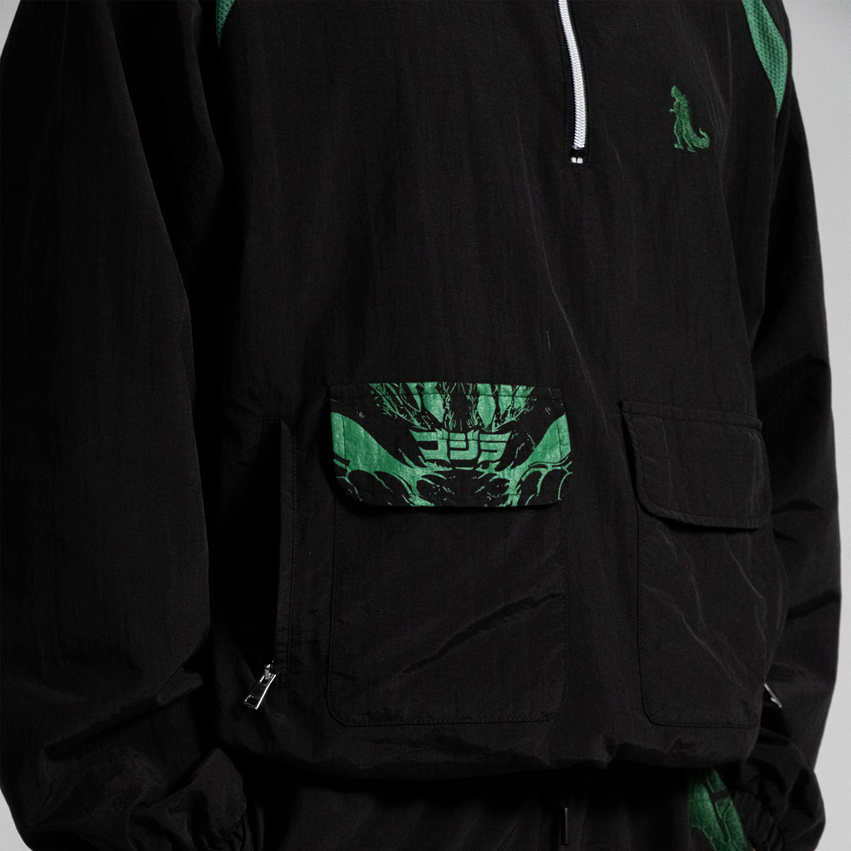 Godzilla Essential Track Jacket – Green and Black Edition