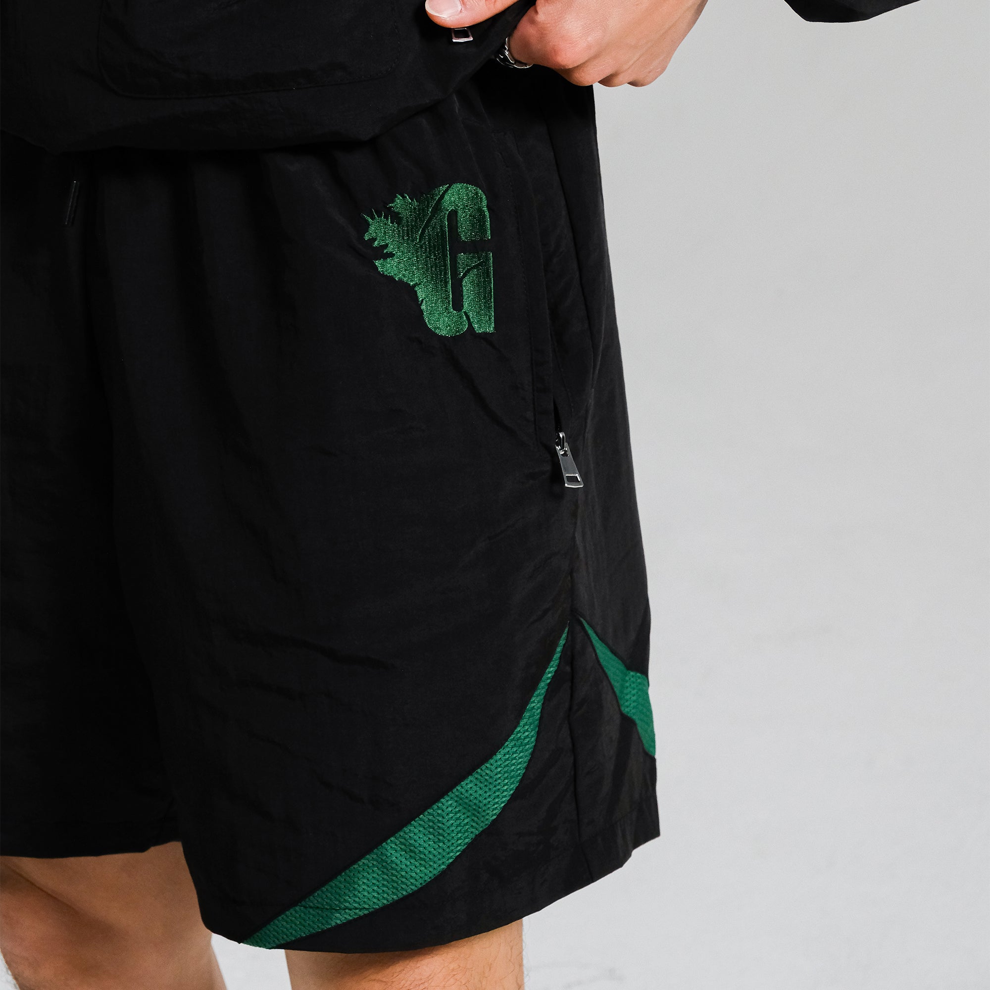 Godzilla Essential Track Short – Green and Black Edition