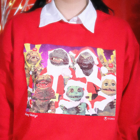 Happy Holidays Red Crewneck Sweatshirt