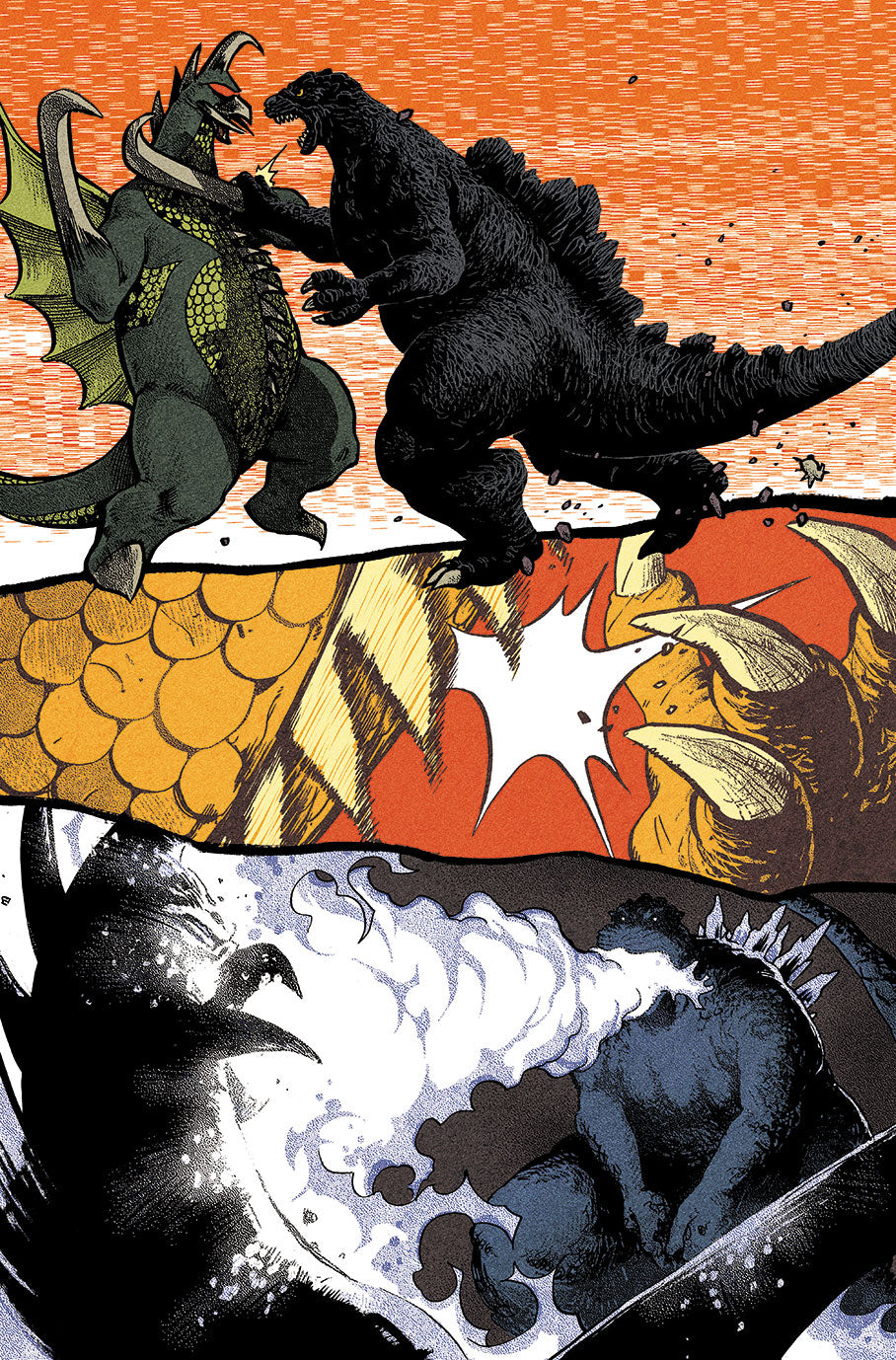 The King of the Monsters Meets Greek Mythology in Godzilla’s Monsterpi