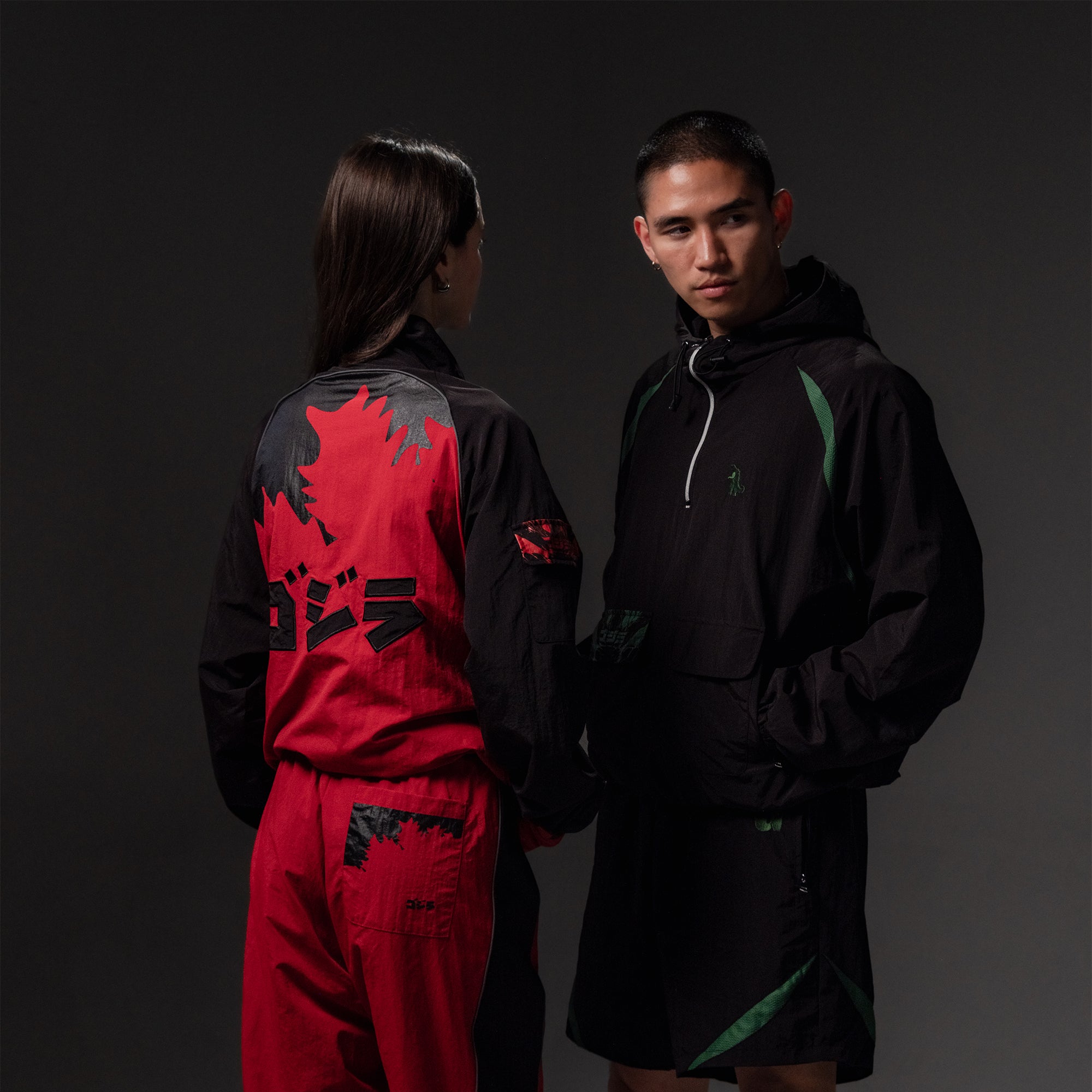 Godzilla Essential Track Jacket – Green and Black Edition