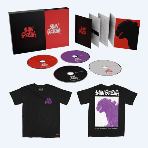 Ultimate Collector's Edition: Shin Godzilla Deluxe Blu-ray + Doomed T-Shirt (Purple Variant)