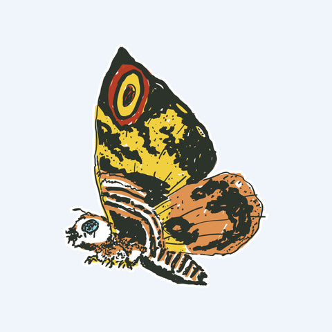 Mothra Sticker 4-Pack