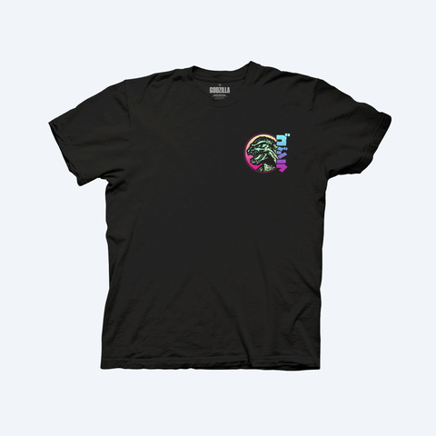 Mechagodzilla Neon Collage T-Shirt
