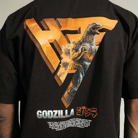 Hypland Godzilla Warm Logo Black T-Shirt